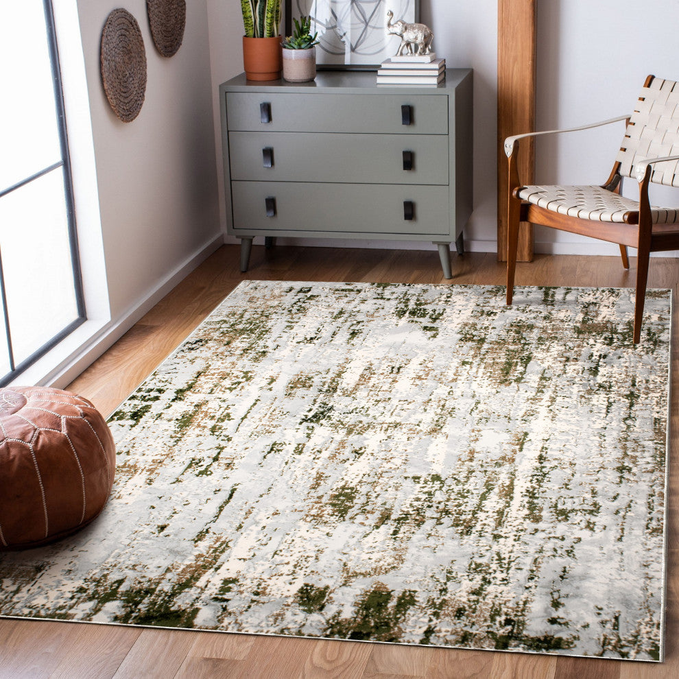 Ariella 3'28" X 4'92" Ft Power Loomeded Indoor Rug