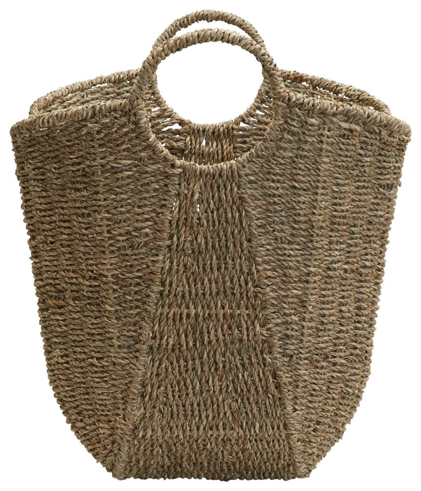 Natural Seagrass Basket With Handles