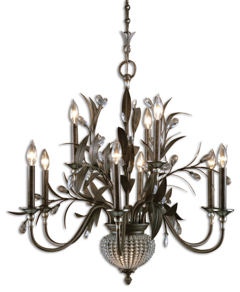 Uttermost 21094 Cristal De Lisbon 9+2 Light Chandelier