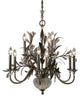 Uttermost 21094 Cristal De Lisbon 9+2 Light Chandelier