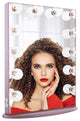 Hollywood Glow XL Vanity Mirror, Rose Gold, Clear Led Globe Bulbs