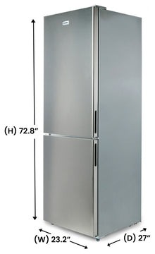 Equator Advanced Appliances Conserv 24" 10.8 cu.ft. Bottom Freezer Refrigerator