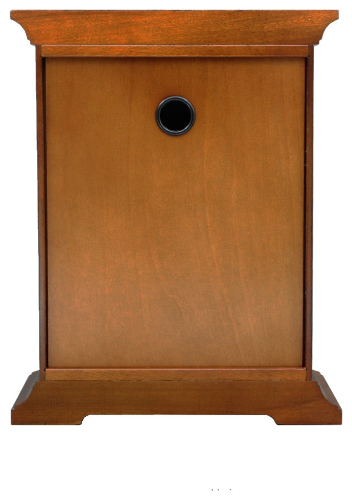 Seiko Clocks, Charming Medium Brown Clock With Pendulum and Chime