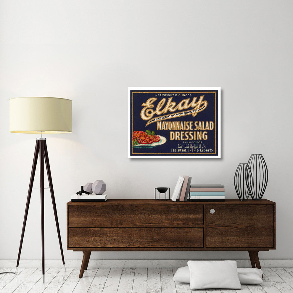 "Elkay Mayonnaise Salad Dressing" Digital Paper Print by Retrolabel, 38"x29"