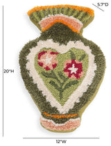 Amphorae Accent Pillow, Green