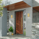 Bond 1 Light Satin Gold Outdoor/Indoor ADA Small Sconce