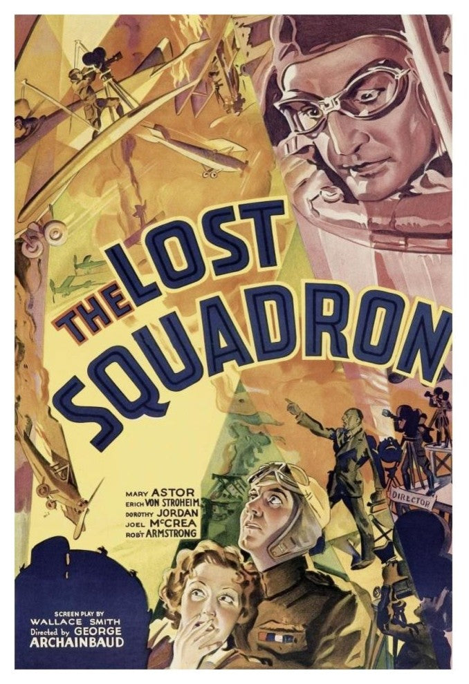 "Vintage Film Posters: Lost Squadron" Digital Paper Print, 14"x20"