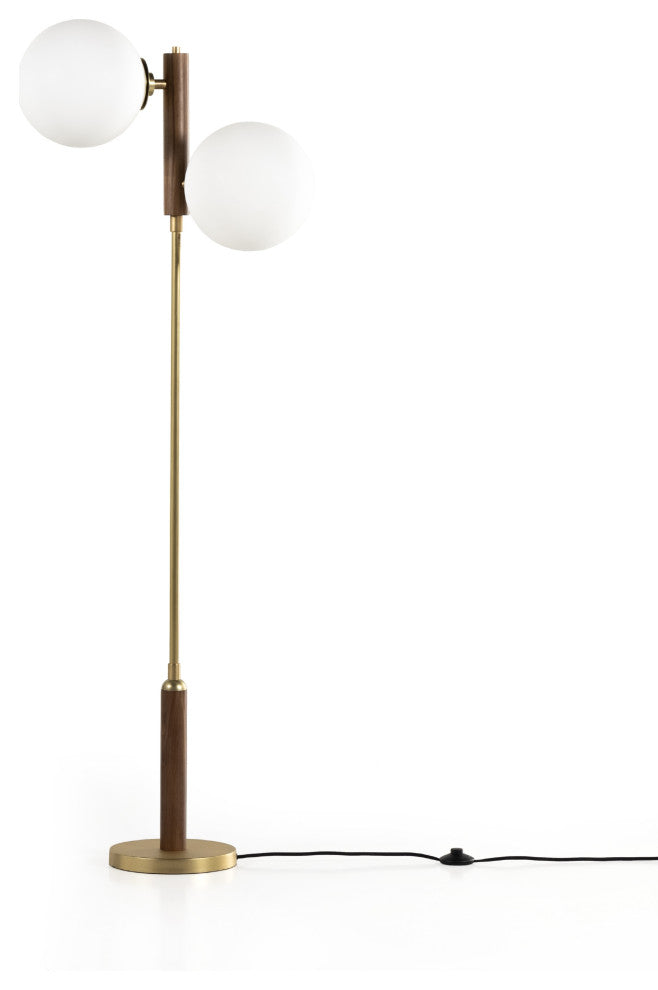 Colome Floor Lamp-Natural Walnut