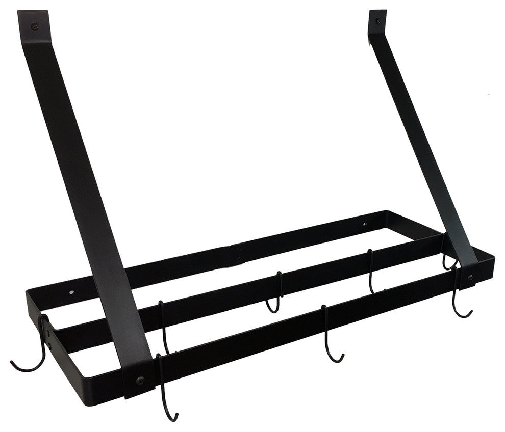 Rogar Wall Mounted Center Bar Pot Rack