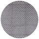 Ahgly Company Indoor Round Mid-Century Modern Area Rugs, 8' Round