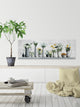 "Outdoor Flower Pots" Painting Print on Wrapped Canvas