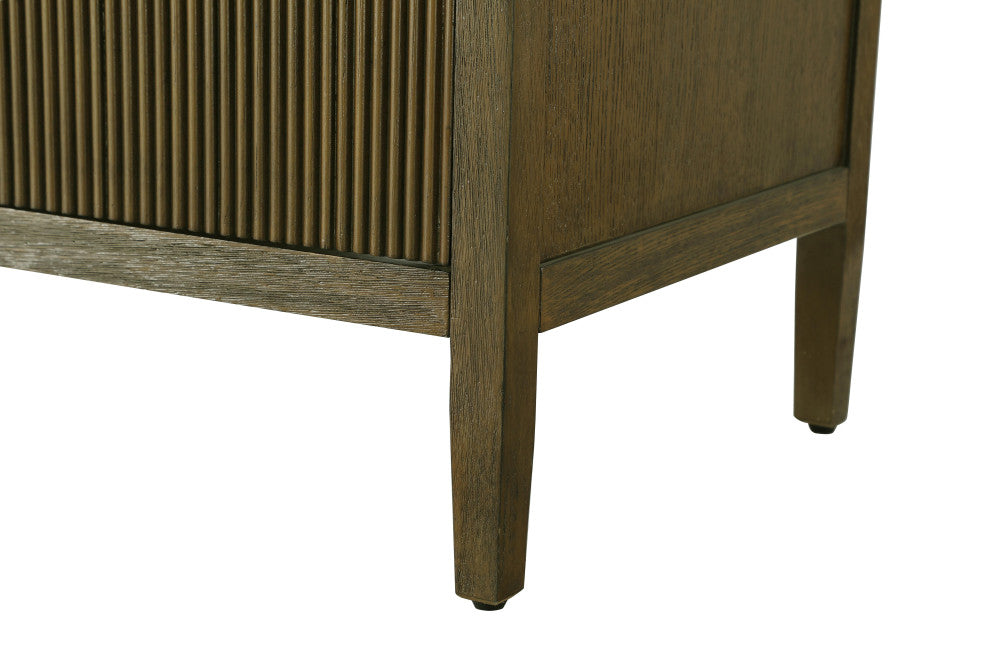 Home Living 54" Double Bathroom Vanity, Hazel Oak