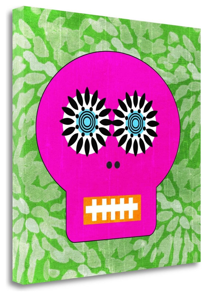 "Day Of The Dead II" By Linda Woods, Giclee Print on Gallery Wrap Canvas