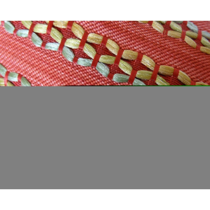 Plutus Tied Rows Handmade Throw Pillow, (Double sided  18" x 18")