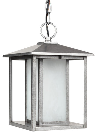 Generation Lighting Lighting 1-Light Outdoor Pendant, Weathered Pewter