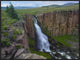 North Clear Creek Waterfall Cascading Down Cliff, Colorado, 32"x24"
