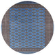 Ahgly Company Indoor Round Mid-Century Modern Area Rugs, 6' Round