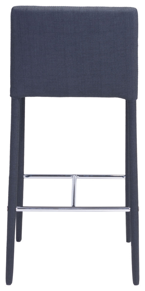 Confidence Counter Chair (Set of 2) Black