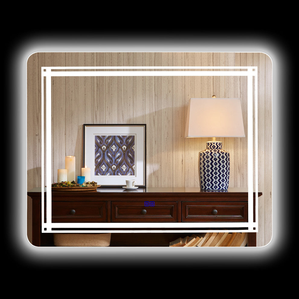 CHLOE Lighting LUMINOSITY Rectangular TouchScreen LED Mirror
