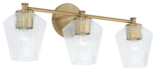 Capital Lighting 141431-507 3 Light 24"W Bathroom Vanity Light - Aged Brass