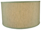 Shallow Drum Lampshade 18"x18"x10", Textured Oatmeal