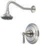 Americana Single Handle Shower Trim Set, PVD Brushed Nickel