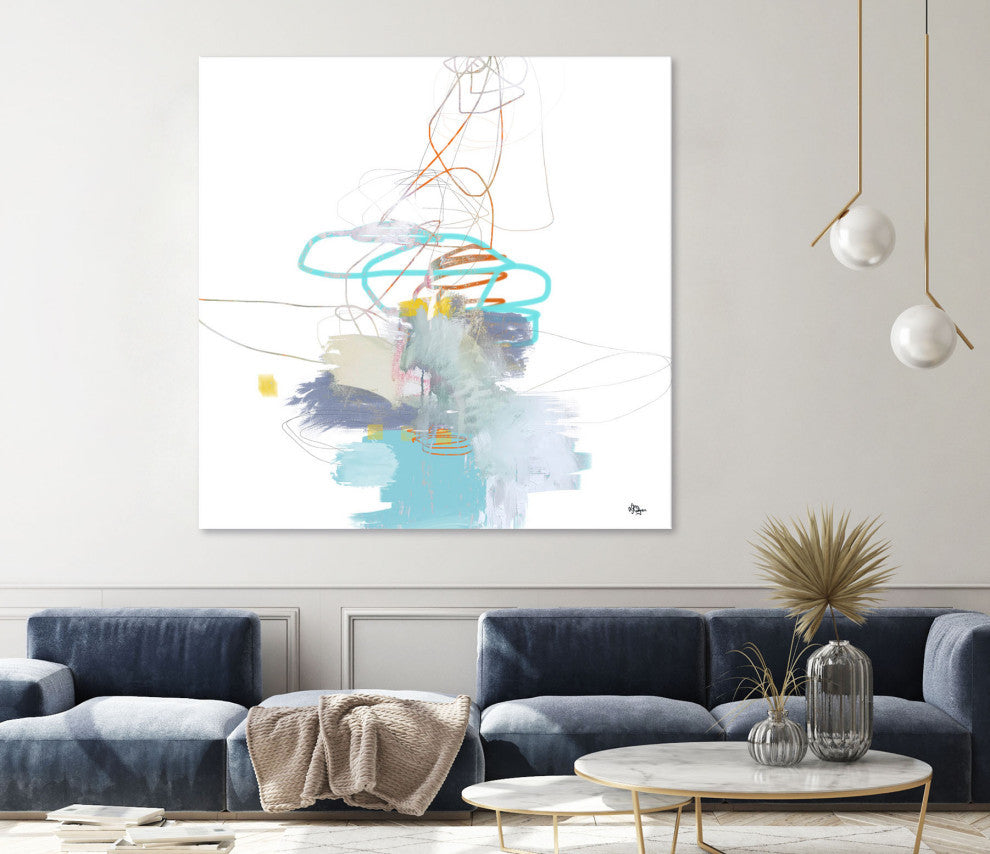 Loving Life V - 84 x 84 by Lisa Ridgers