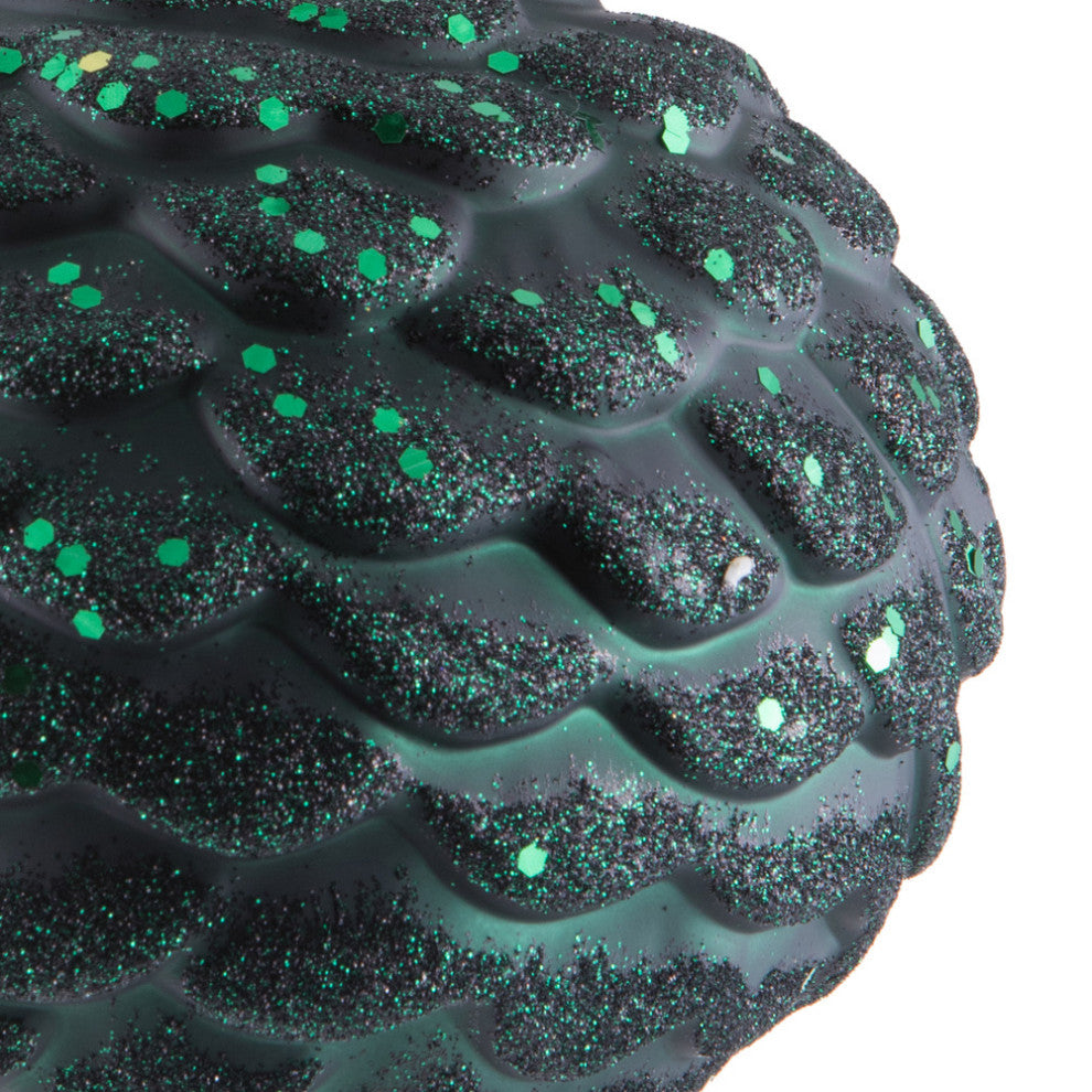 Vickerman N183874D 6" Midnight Green Pinecone Christmas Ornament