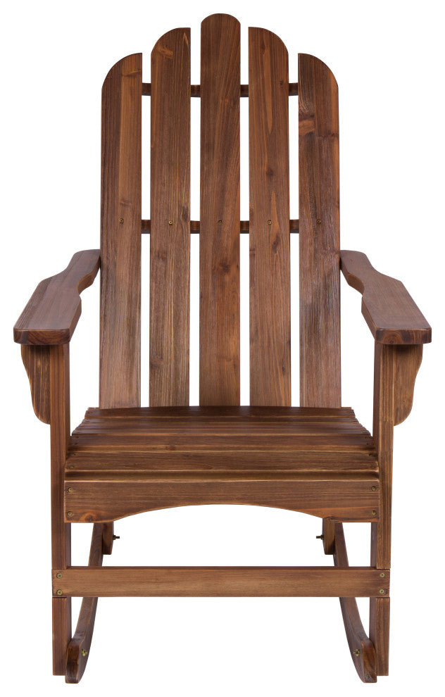 Shine Company Marina II Porch Rocker With Hydro-Tex Finish, Oak