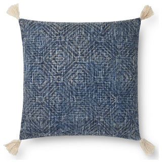 Loloi P0621 Blue 13" x 21" Cover w/Poly Pillow