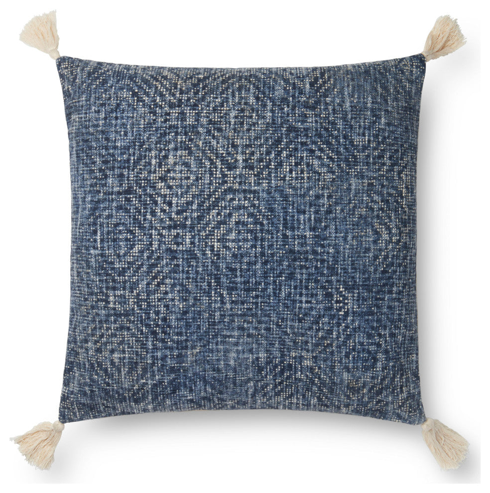 Loloi P0621 Blue 13" x 21" Cover w/Poly Pillow