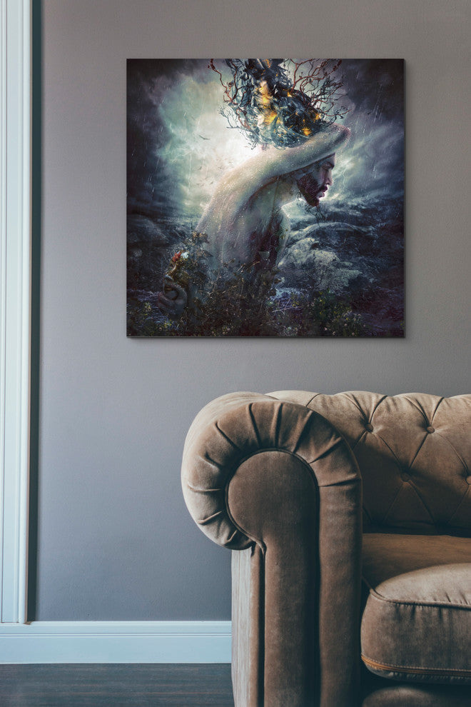 Cortesi Home "Charade" by Mario Sanchez Nevado, Giclee Canvas Wall Art, 37"x37"