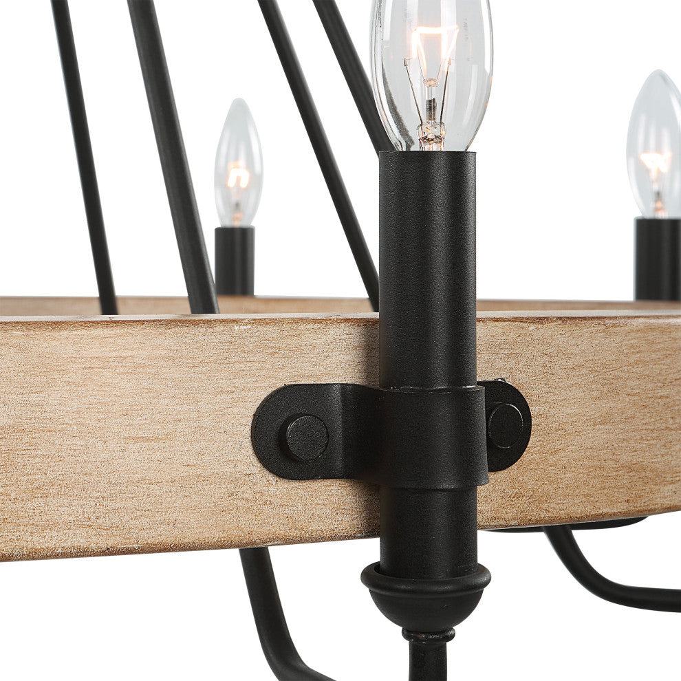 Uttermost Deschutes 8-Light Farmhouse Chandelier