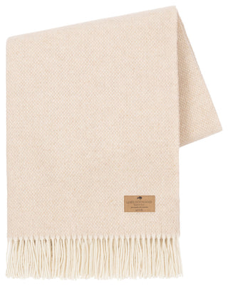 Juno Cashmere Throw, Sand