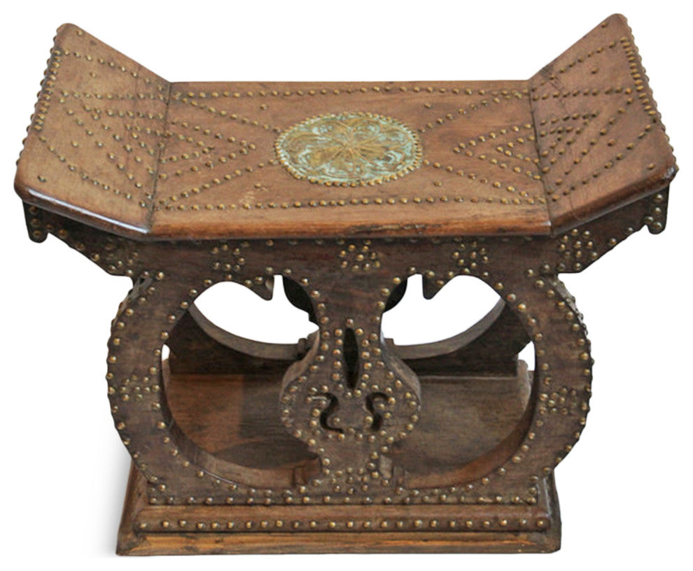 Consigned Antique Asante Chief Stool 1