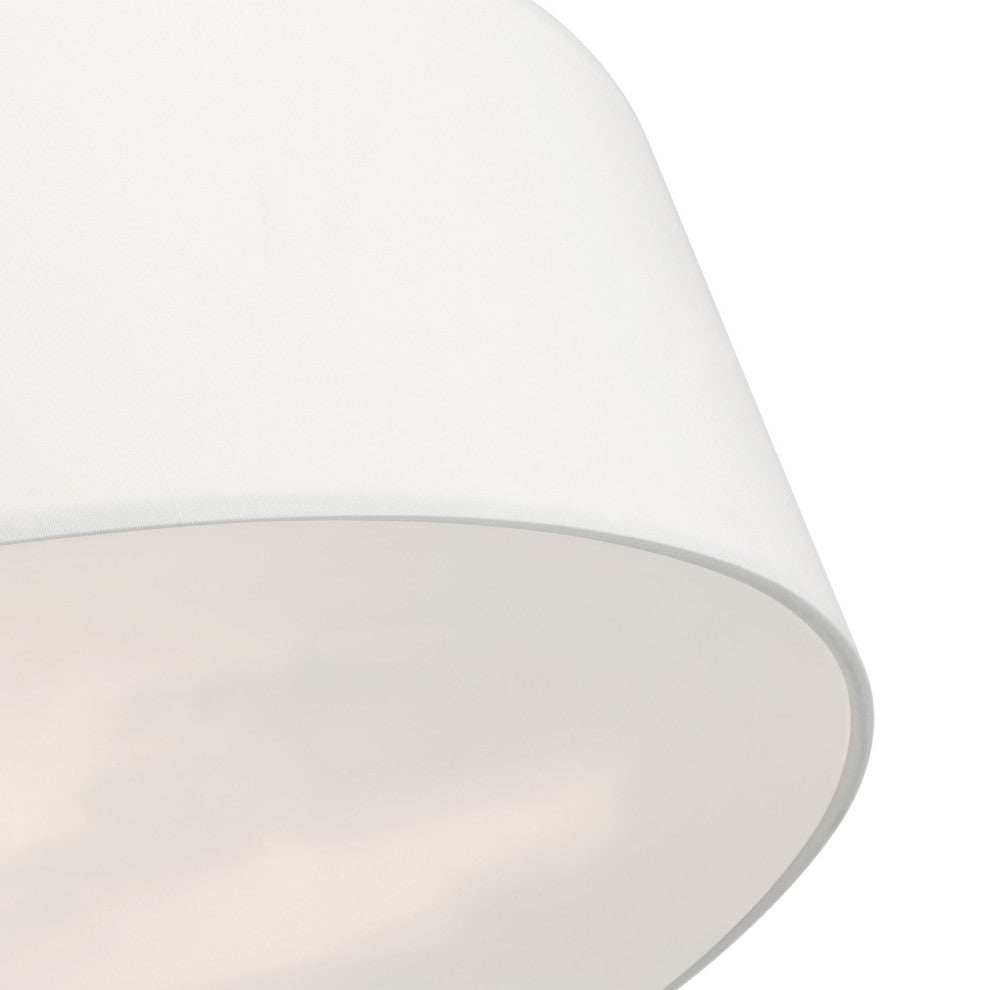 Brushed Nickel Timeless, Transitional, Versatile, Semi Flush