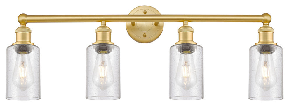 Innovations Clymer 4 30.875" Bath Vanity-Light Satin Gold