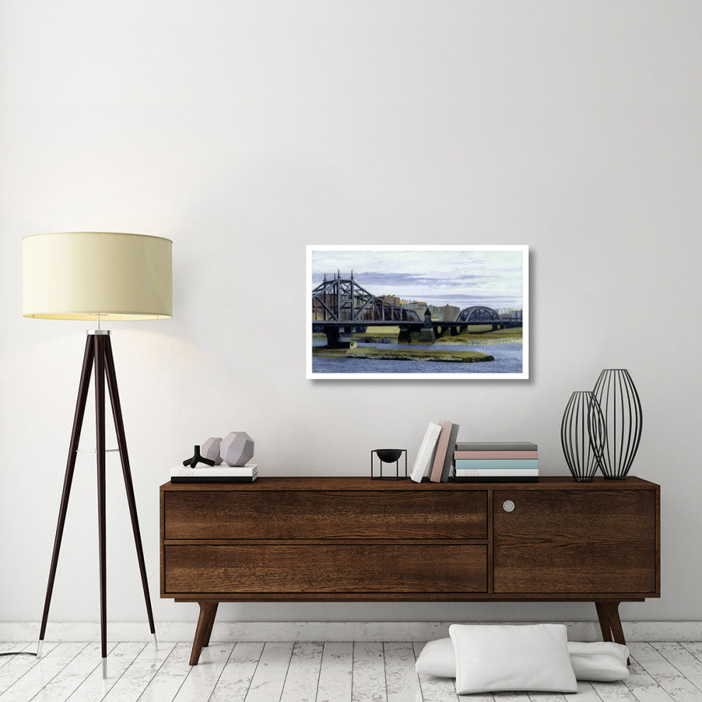 "Macomb's Dam Bridge, 1935" Digital Paper Print by Edward Hopper, 38"x23"