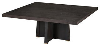 Perry Square Dining Table, Ebony Oak, 72"x72"