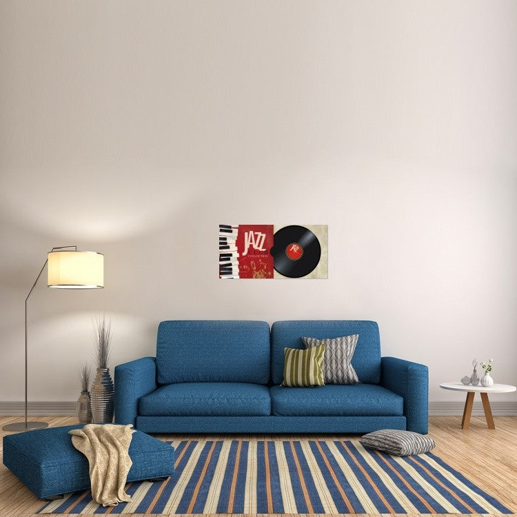 "Jazz Club Collection" Stretched Canvas Giclee by Steven Hill, 36x18"