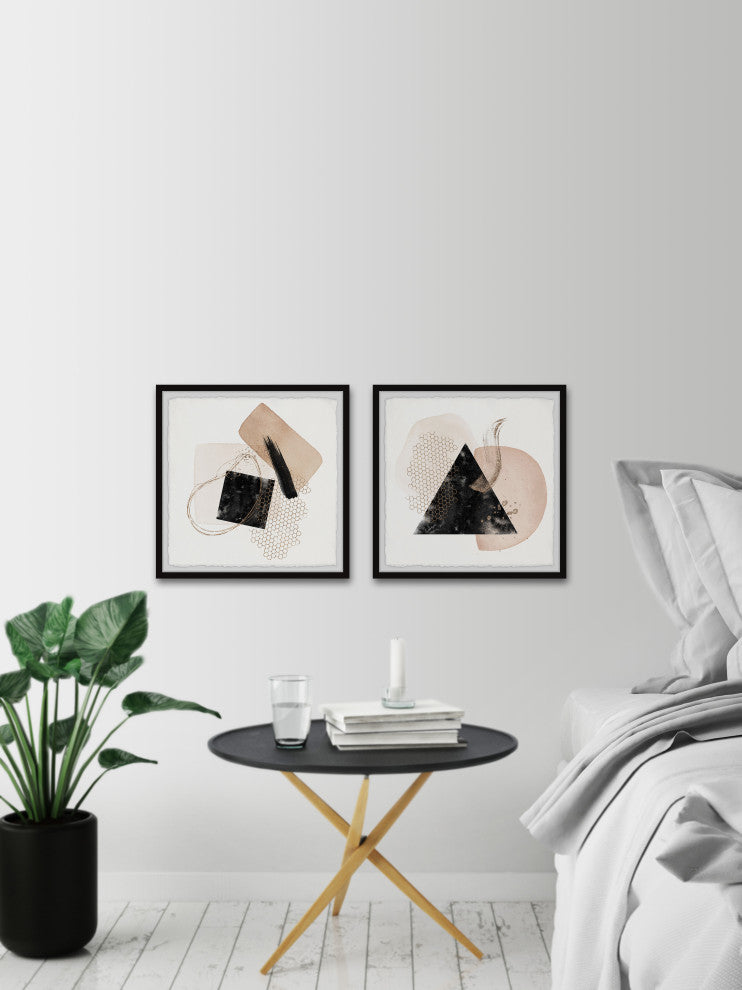Mysteries of the Pyramid Diptych, 2-Piece Set, 32x32 Panels