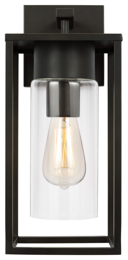 Vado 1-Light Outdoor Wall Lantern, Antique Bronze