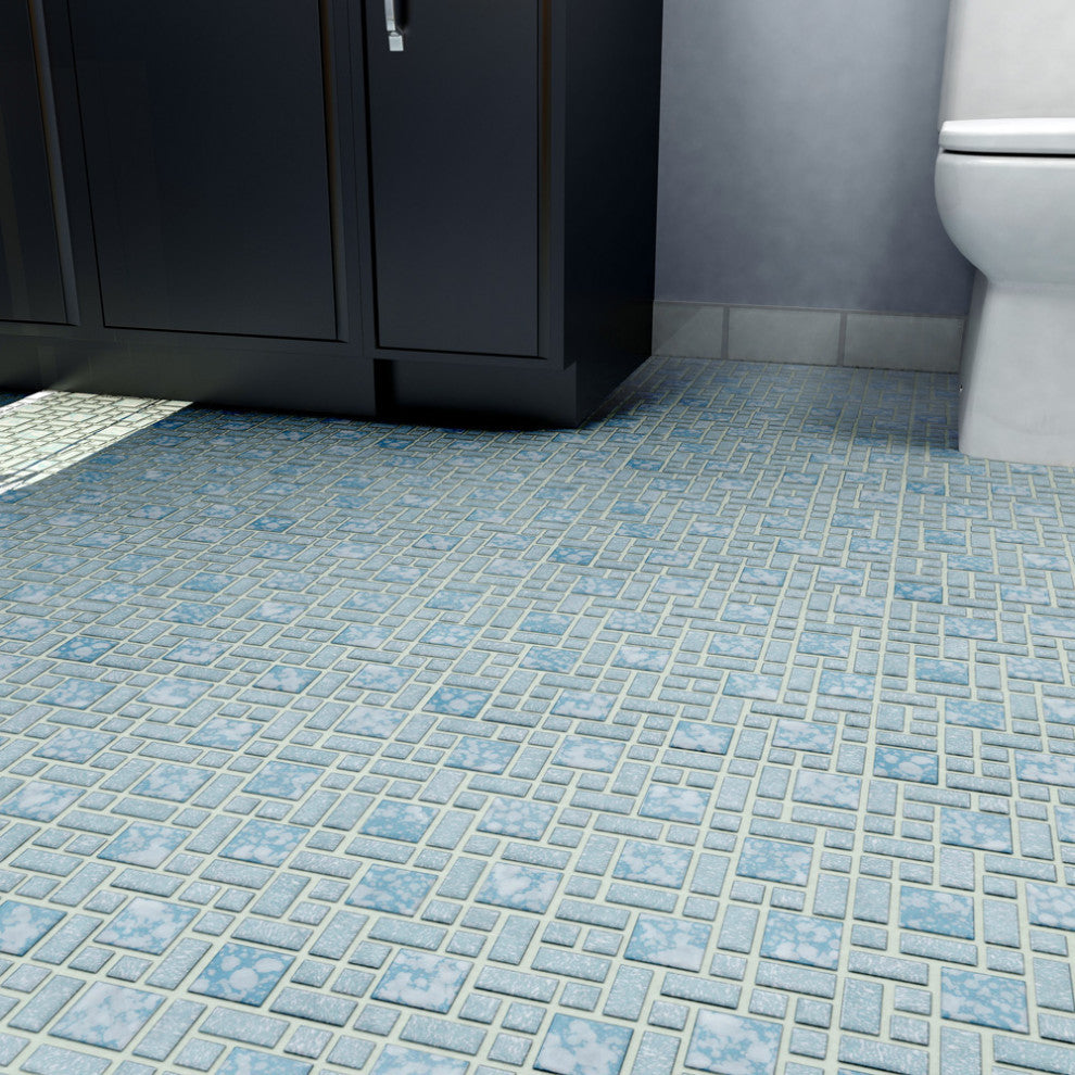 University Blue Porcelain Floor and Wall Tile