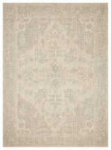 Priya PRY-04 Ivory/Grey 8'6"x12' Area Rug