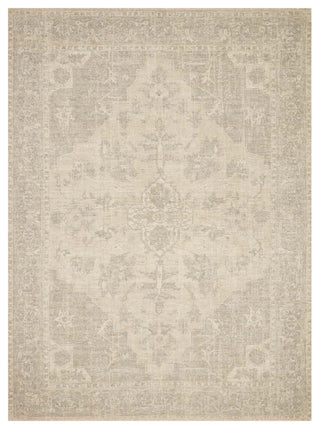 Priya PRY-04 Ivory/Grey 8'6"x12' Area Rug