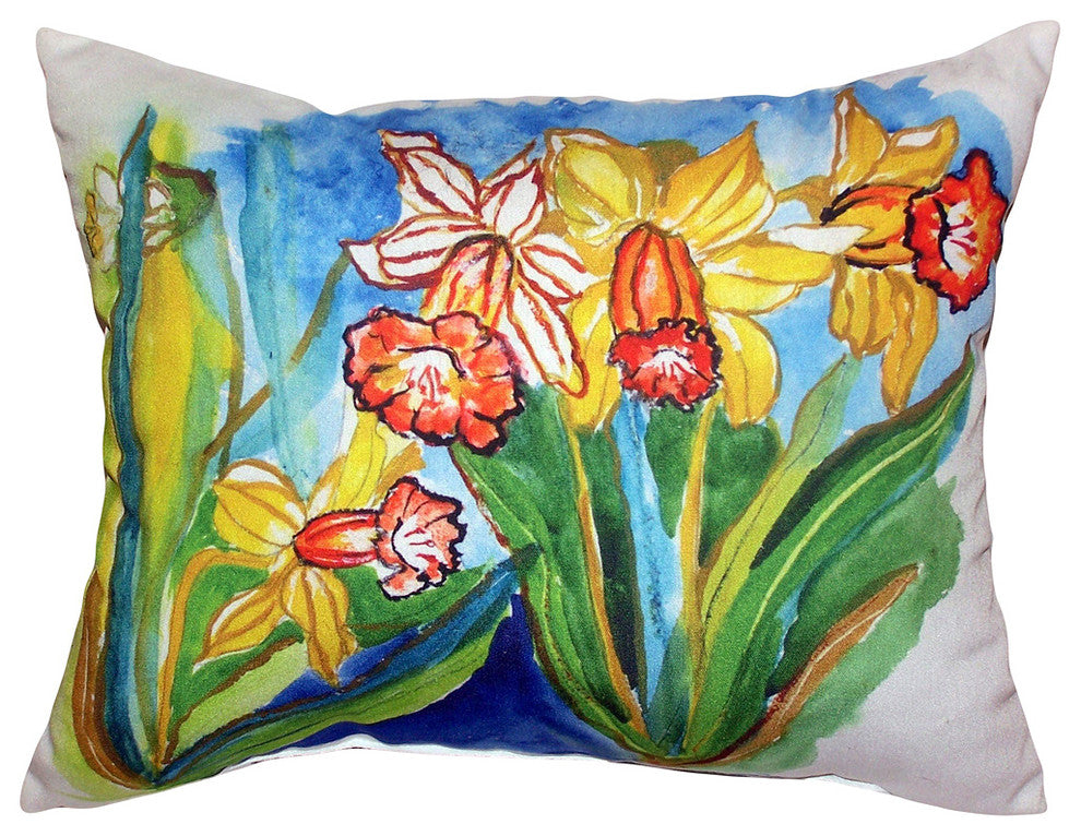 Daffodils Large Indoor/Outdoor Pillow 16x20