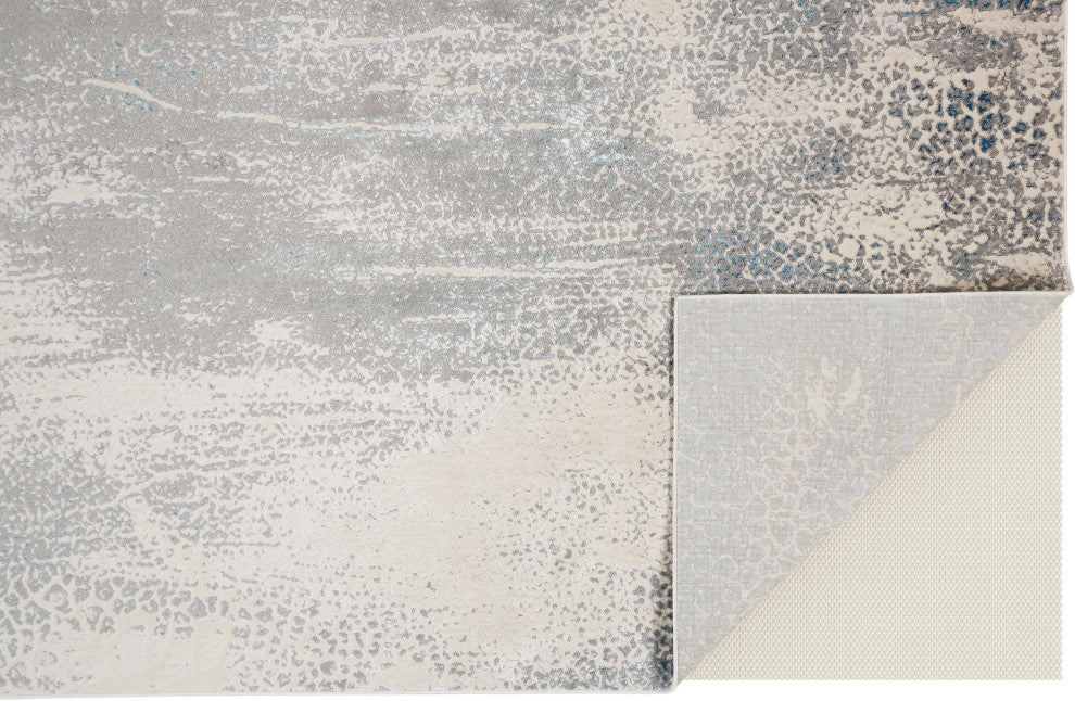 Aurelian R3401 Modern/Casual Rug, Gray/Blue, 9'2"x12'