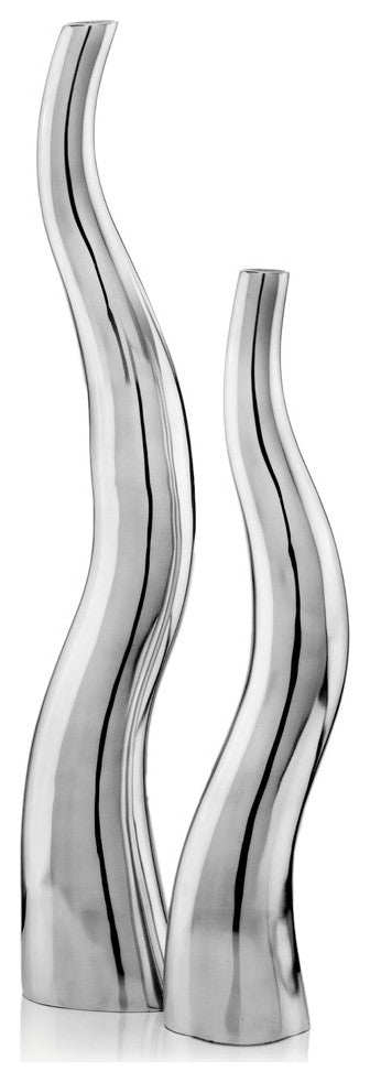 Curva Tall Curvy Vases, Set of 2