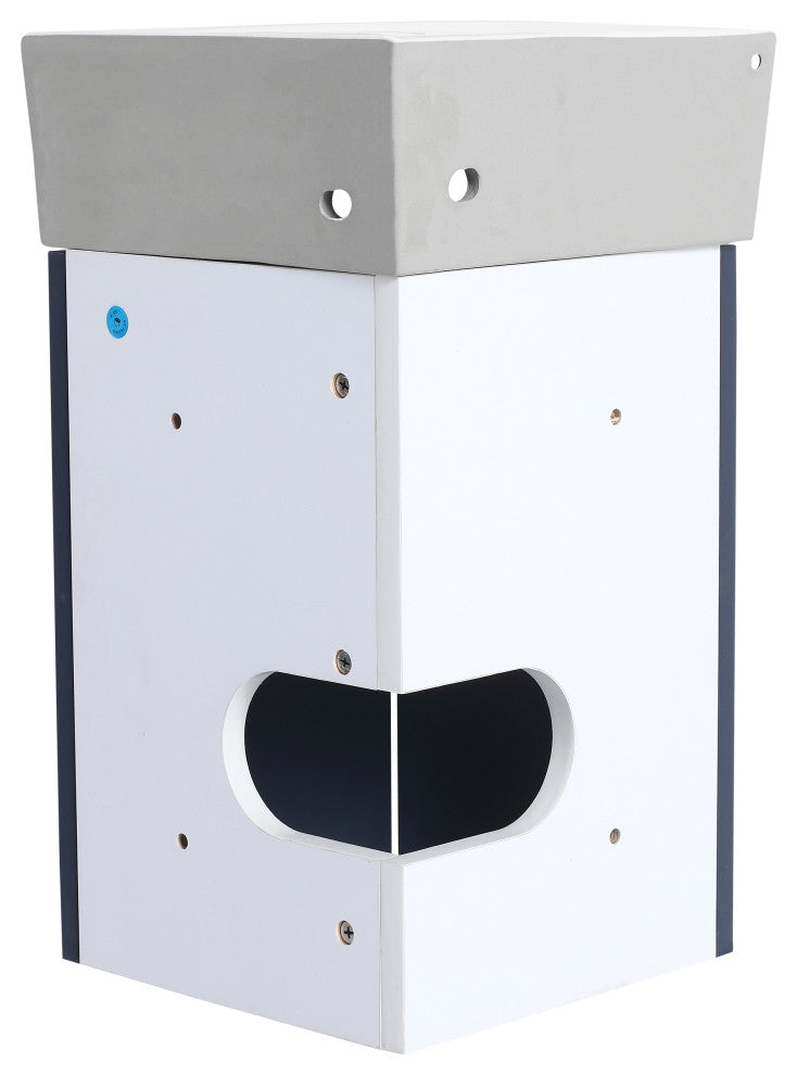 BNK Compact Double-Door Corner Bathroom Cabinet with Ceramic Basin
