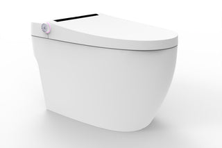 Angeles Modern Ceramic White Smart Toilet with Bidet and Digital Display